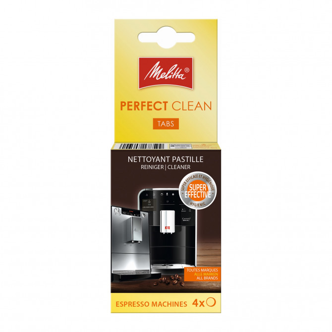 MELITTA PERFECT CLEAN tīrīšanas tabletes, 4x1,8g