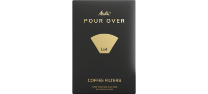 MELITTA POUR OVER kafijas filtri 1X4/40, balti