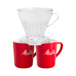 MELITTA POUR OVER komplekts 1x4®, caurspīdīgs