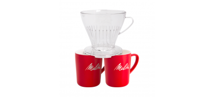 MELITTA POUR OVER komplekts 1x4®, caurspīdīgs