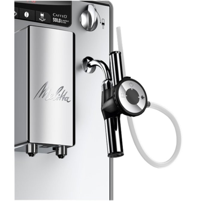 MELITTA SOLO&PERFECT MILK kafijas automāts, sudraba
