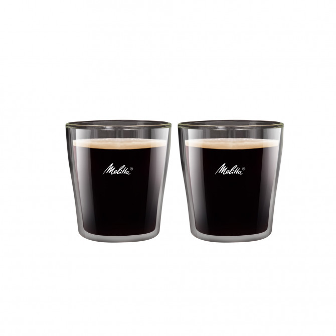 Melitta dubultā stikla glāzes, 80ml Melitta dubultā stikla glāzes, 80ml
