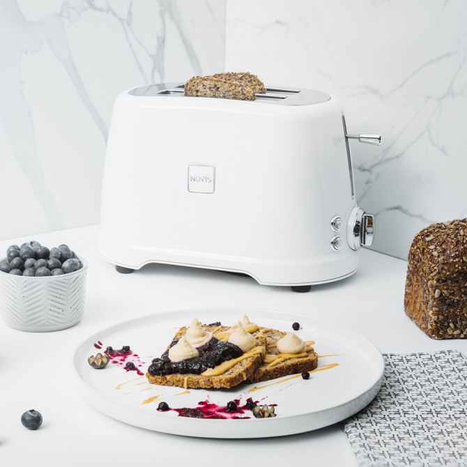 NOVIS T2 tosteris, balts