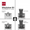 NOVIS Vita Juicer S1 sulu spiede, melna