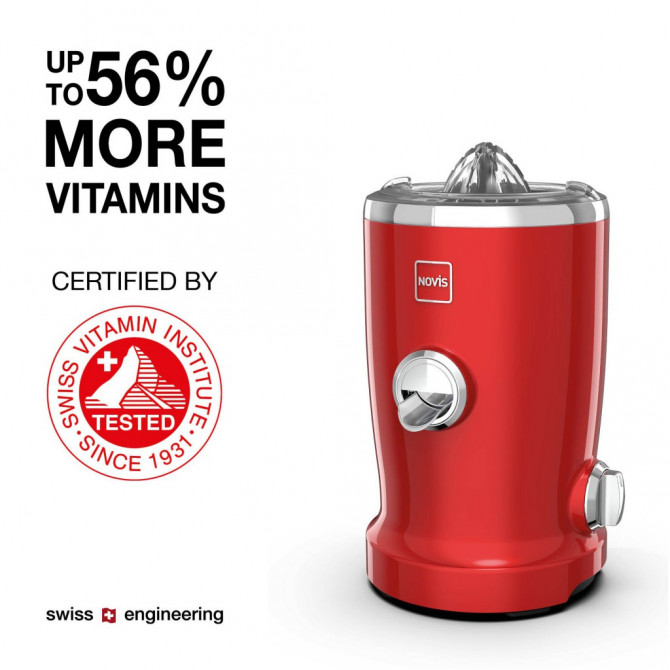 NOVIS Vita Juicer S1 sulu spiede, sarkana