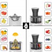 NOVIS Vita Juicer SX-3 VDE sulu spiede, melna