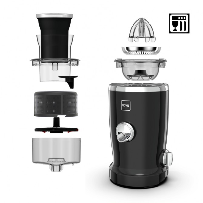 NOVIS Vita Juicer SX-3 VDE sulu spiede, melna