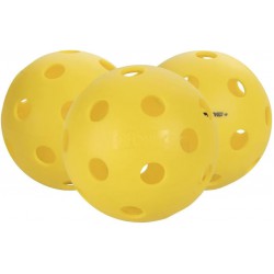 Onix Fuse Indoor Pickleball bumbiņas, 3 gab, Dzeltenas