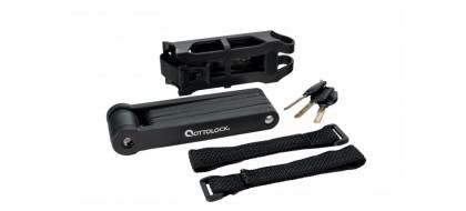 OTTOLOCK SIDEKICK e-velosipēda salokāma slēdzene, melna
