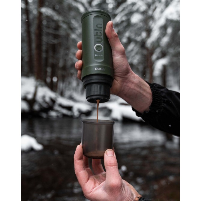 OUTIN NANO pārnēsājams Espresso pagatavošanas aparāts, space grey
