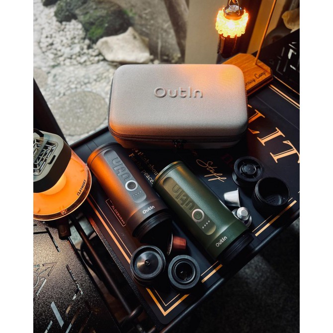 OUTIN NANO pārnēsājams Espresso pagatavošanas aparāts, space grey
