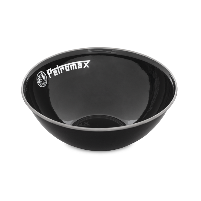 PETROMAX emaljēta tērauda bļoda, 1L, 2 gab, melna