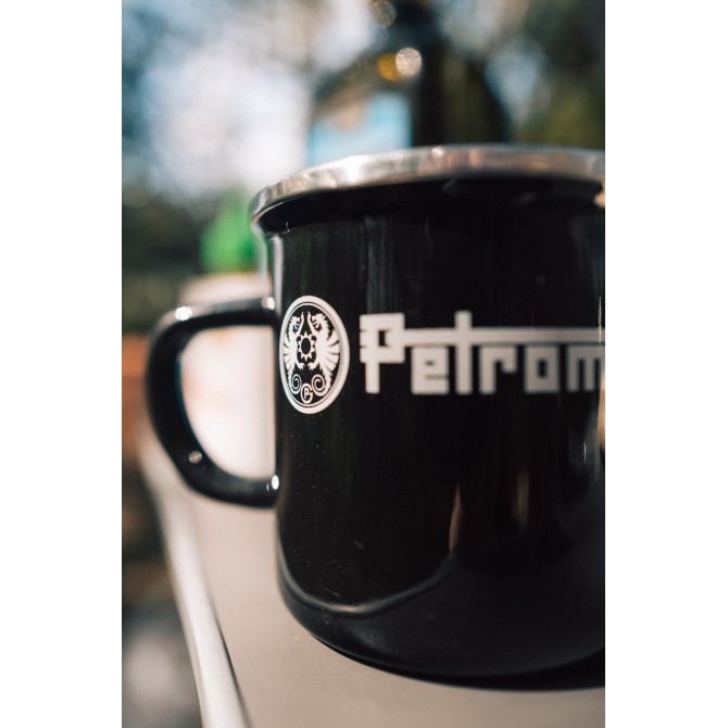 PETROMAX emaljēta tērauda krūze, melna