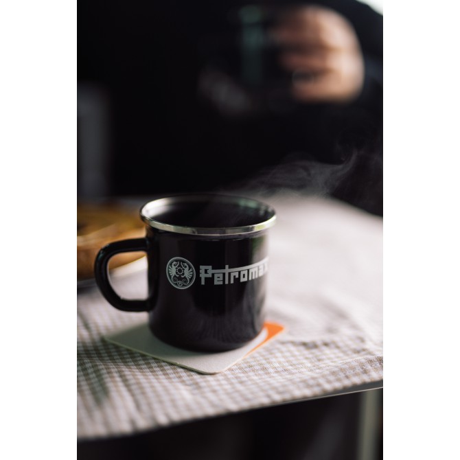 PETROMAX emaljēta tērauda krūze, melna
