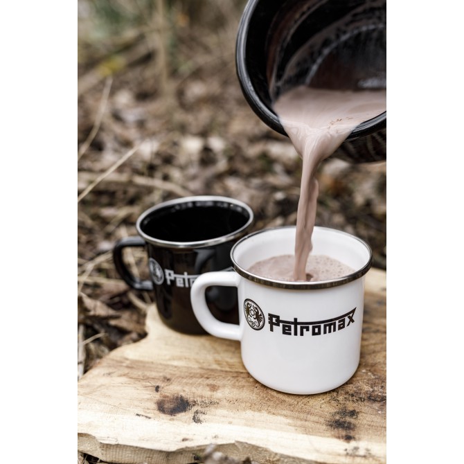 PETROMAX emaljēta tērauda krūze, balta