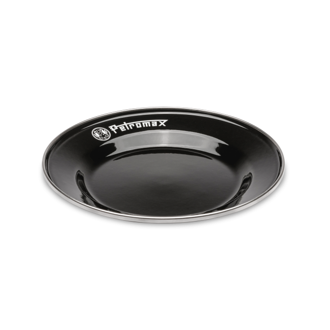 PETROMAX Emaljēti tērauda šķīvji, melni 2 gab, 18cm