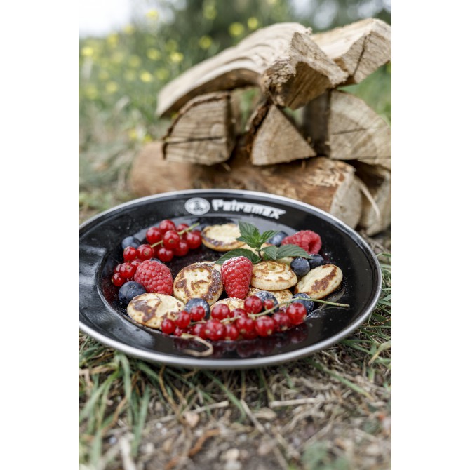 PETROMAX Emaljēti tērauda šķīvji, melni, 2 gab, 26cm