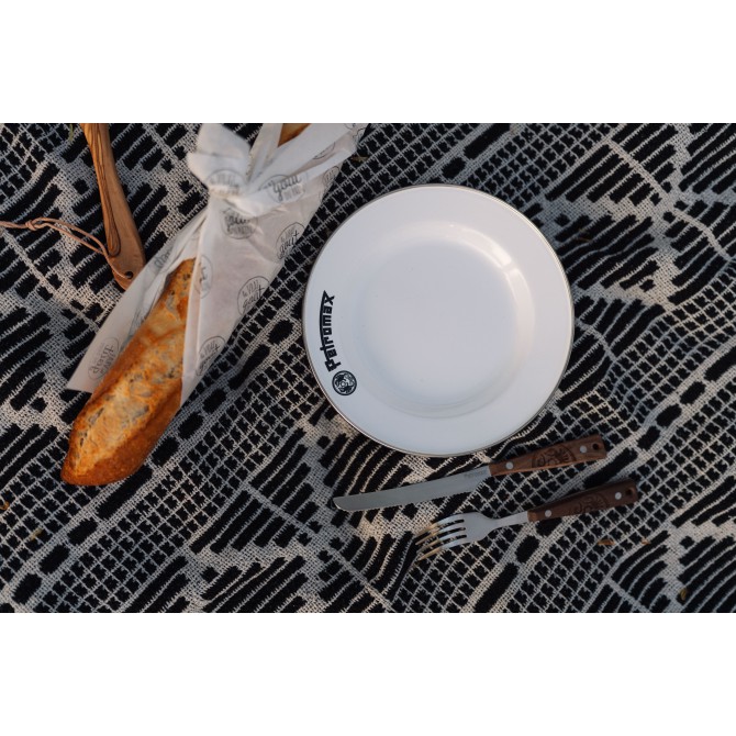 PETROMAX Emaljēti tērauda šķīvji, balti 2 gab, 22cm