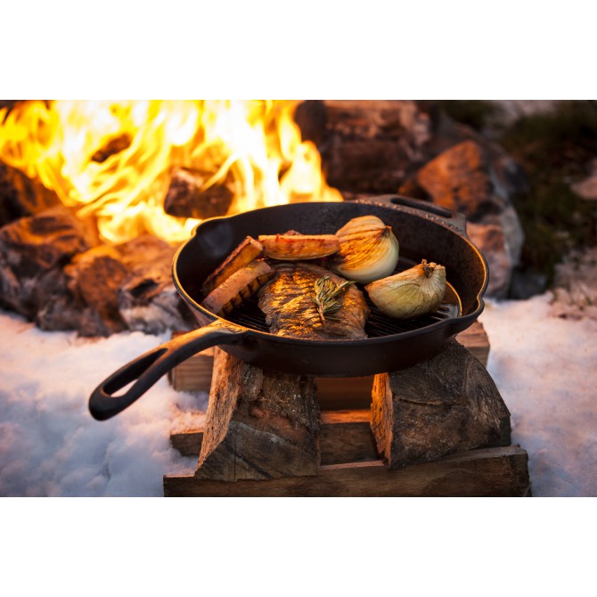 PETROMAX Fire Skillet, čuguna panna ar vienu rokturi, 25cm
