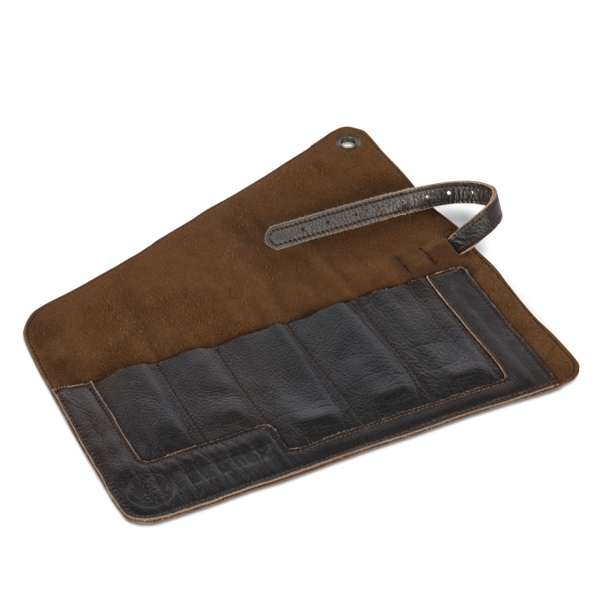 PETROMAX Dabīgās ādas galda piederumu soma