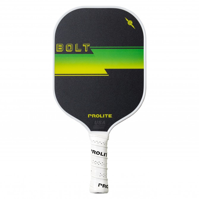 PROLITE Bolt pickleball rakete, zaļa/dzeltana