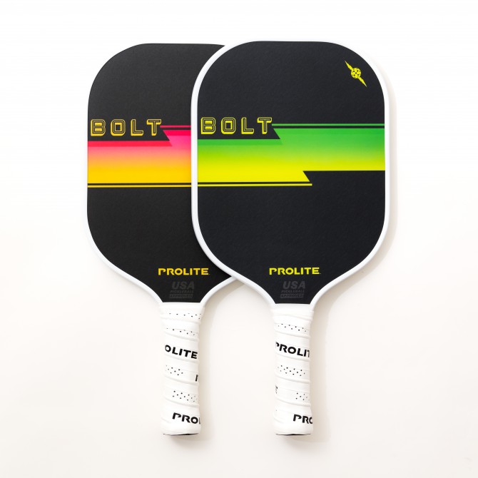 PROLITE Bolt pickleball rakete, zaļa/dzeltana