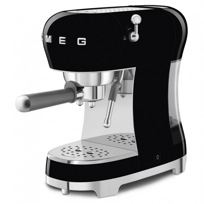 SMEG espresso kafijas mašīna ECF02BLEU, melna