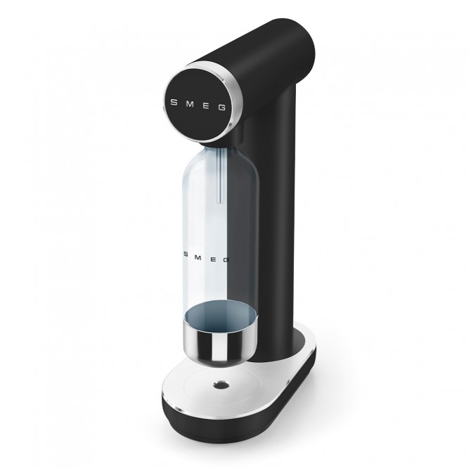 SMEG SKC01BLM ūdens gāzēšanas iekārta, melna