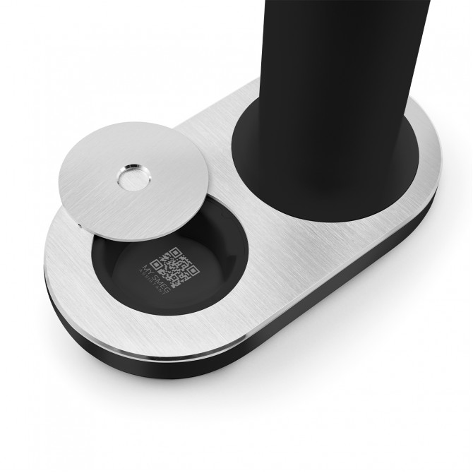 SMEG SKC01BLM ūdens gāzēšanas iekārta, melna