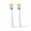 SOOCAS NEOS II zobubirstes uzgalis Classic Clean, Pearl White (2 gab. iepakojumā)