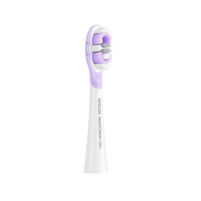 SOOCAS NEOS II zobubirstes uzgalis, ultra soft, white (2 gab. iepakojumā)