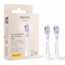 SOOCAS NEOS II zobubirstes uzgalis, ultra soft, white (2 gab. iepakojumā) SOOCAS NEOS II zobubirstes uzgalis, ultra soft, white (2 gab. iepakojumā)