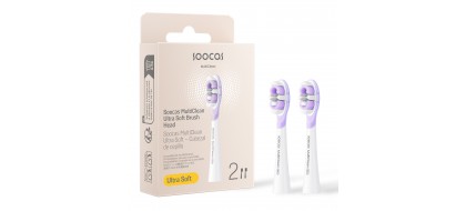 SOOCAS NEOS II zobubirstes uzgalis, ultra soft, white (2 gab. iepakojumā) SOOCAS NEOS II zobubirstes uzgalis, ultra soft, white (2 gab. iepakojumā)