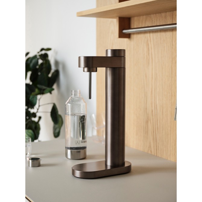 STELTON Brus ūdens gāzēšanas iekārta, tumši brūna/metāliska