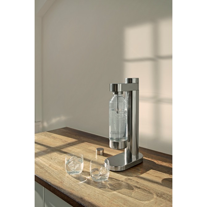 STELTON Brus ūdens gāzēšanas iekārta, tērauda