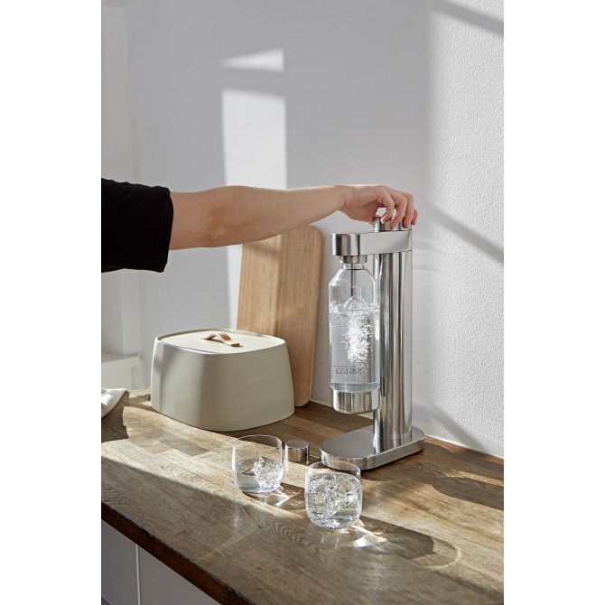 STELTON Brus ūdens gāzēšanas iekārta, tērauda