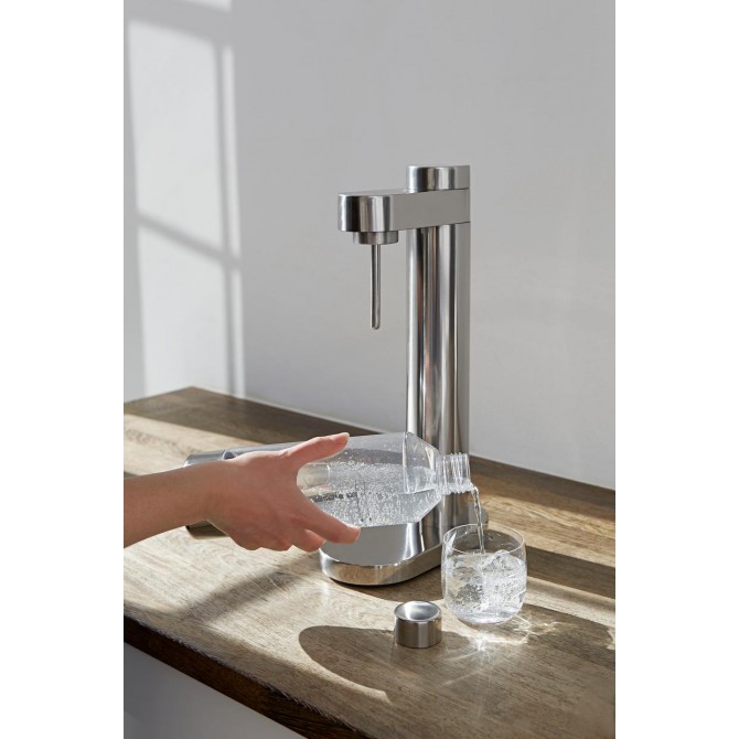 STELTON Brus ūdens gāzēšanas iekārta, tērauda