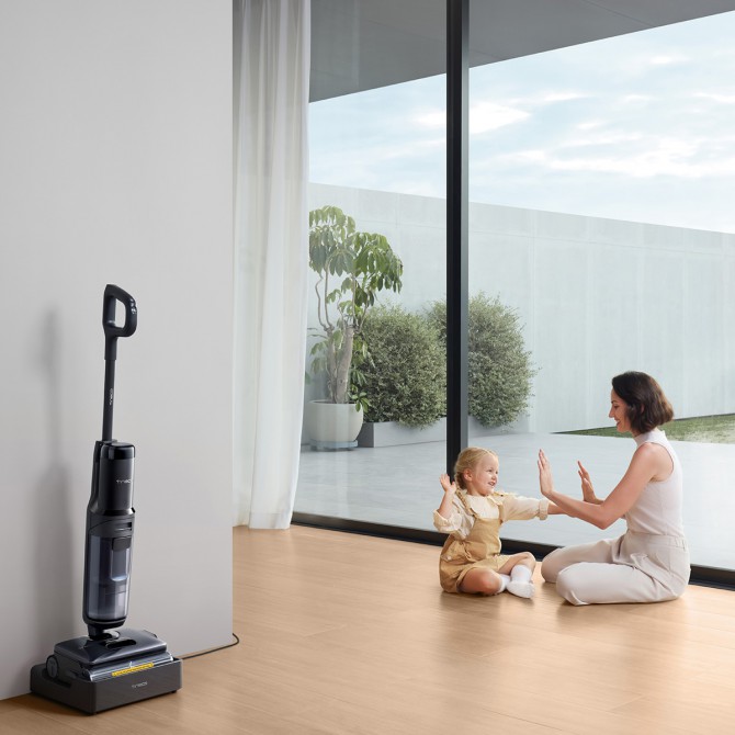 TINECO FLOOR ONE S7 STRETCH STEAM PLUS bezvadu mitrās uzkopšanas putekļsūcējs