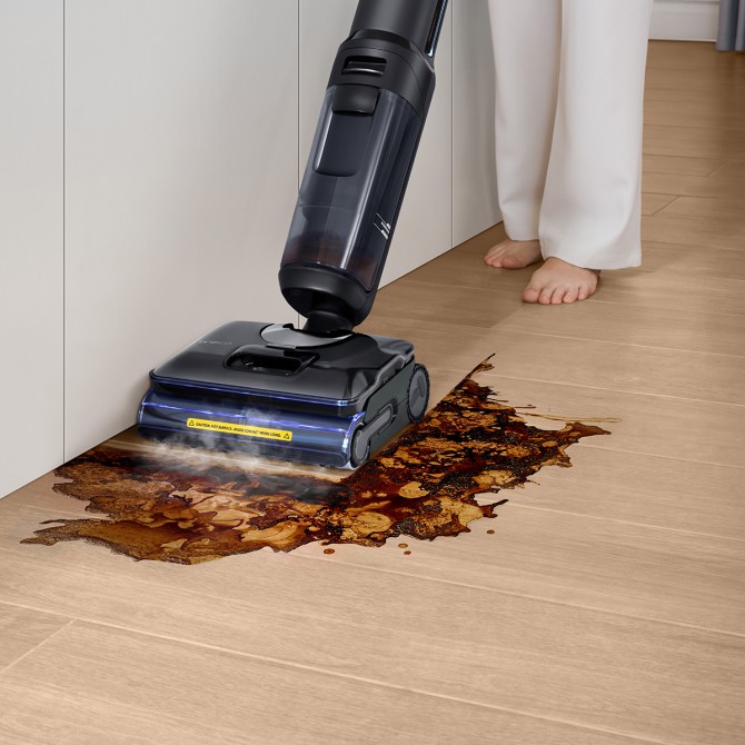 TINECO FLOOR ONE S7 STRETCH STEAM PLUS bezvadu mitrās uzkopšanas putekļsūcējs