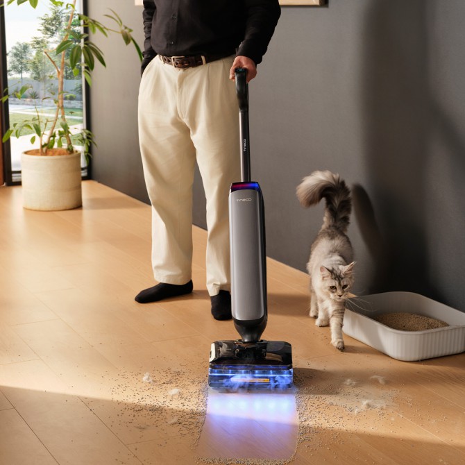 TINECO FLOOR ONE S9 Artist Steam Pro bezvadu mitrās uzkopšanas putekļsūcējs
