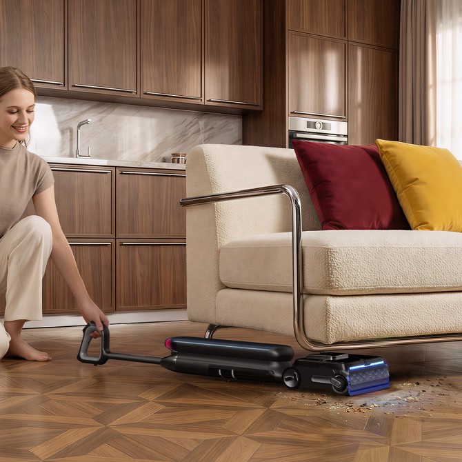 TINECO FLOOR ONE STATION S9 ARTIST bezvadu mitrās uzkopšanas putekļsūcējs