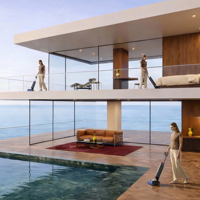 TINECO FLOOR ONE STATION S9 ARTIST bezvadu mitrās uzkopšanas putekļsūcējs