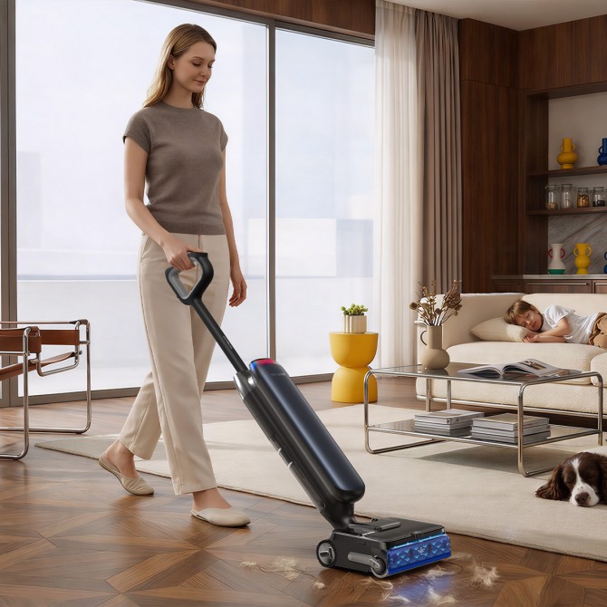 TINECO FLOOR ONE STATION S9 ARTIST bezvadu mitrās uzkopšanas putekļsūcējs