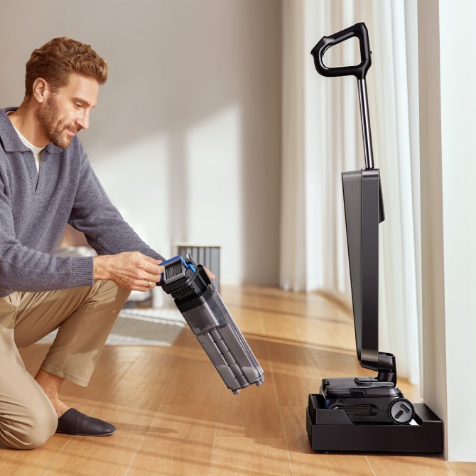 TINECO FLOOR ONE S9 Scientist Complete bezvadu mitrās uzkopšanas putekļsūcējs