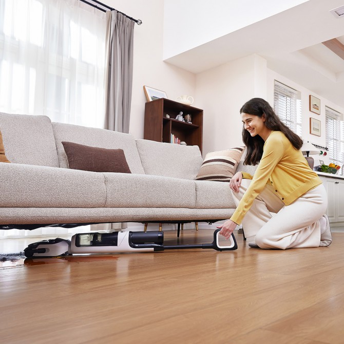TINECO FLOOR ONE Switch S6 Stretch Plus bezvadu mitrās uzkopšanas putekļsūcējs