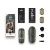 WACACO NANOPRESSO DARK SOULS GREY + Case ground coffee maker