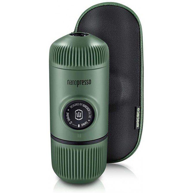 WACACO NANOPRESSO MOSS GREEN + CASE kafijas automats