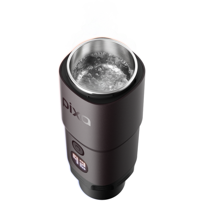 WACACO PIXAPRESSO elektrisks espresso automāts, dark burgundy