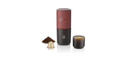 WACACO PIXAPRESSO elektrisks espresso automāts, tuscan red